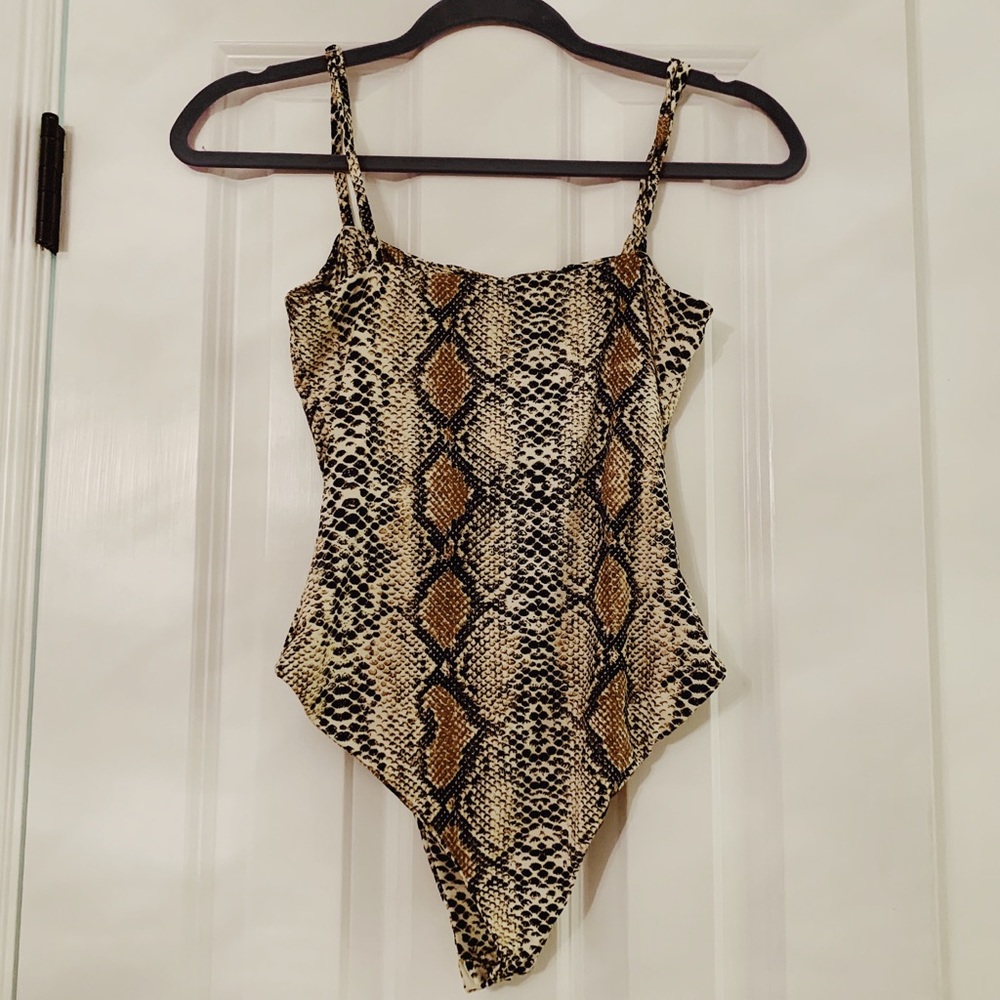 Princess Polly Snakeskin Bodysuit